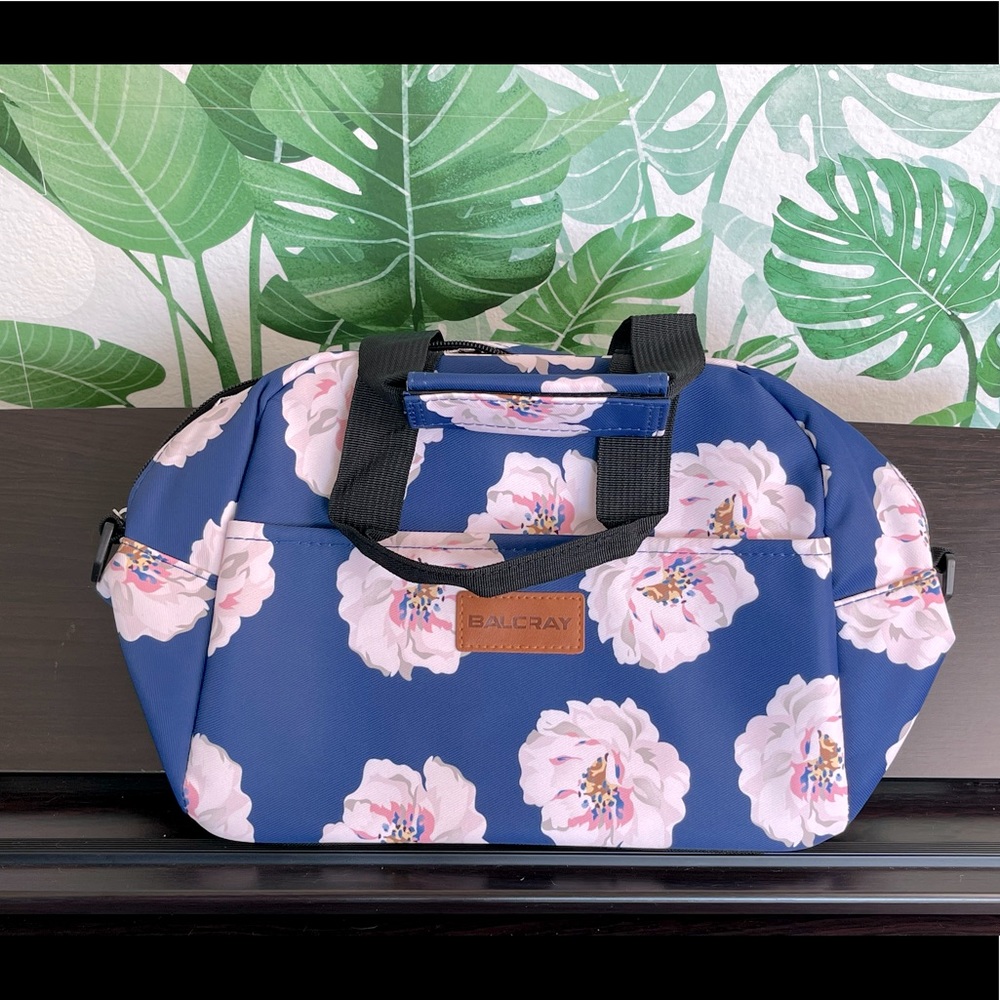 Baloray | Floral blue lunch bag